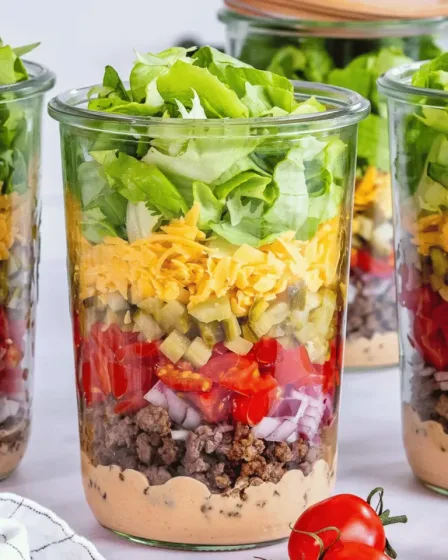 Ensalada en frasco